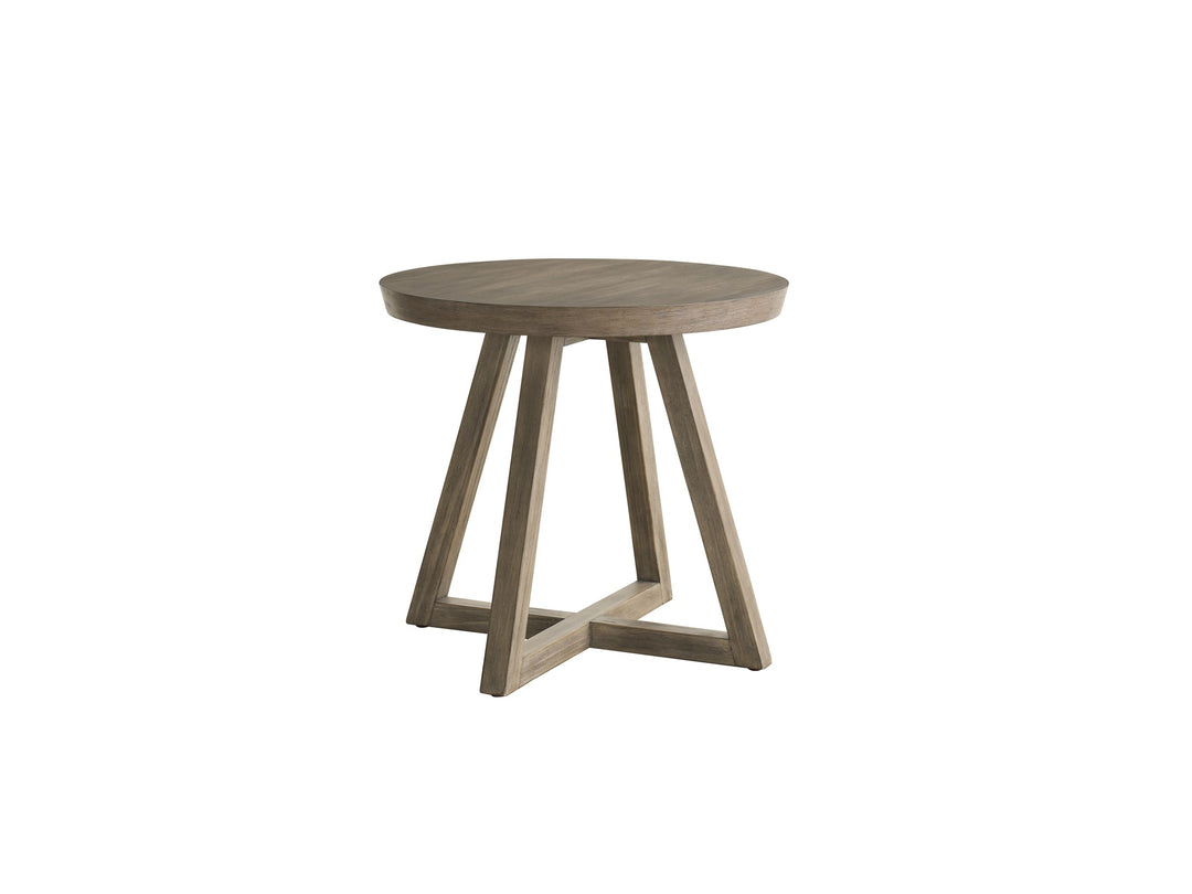 American Home Furniture Universal Furniture Boulder Round Side Table Boulder