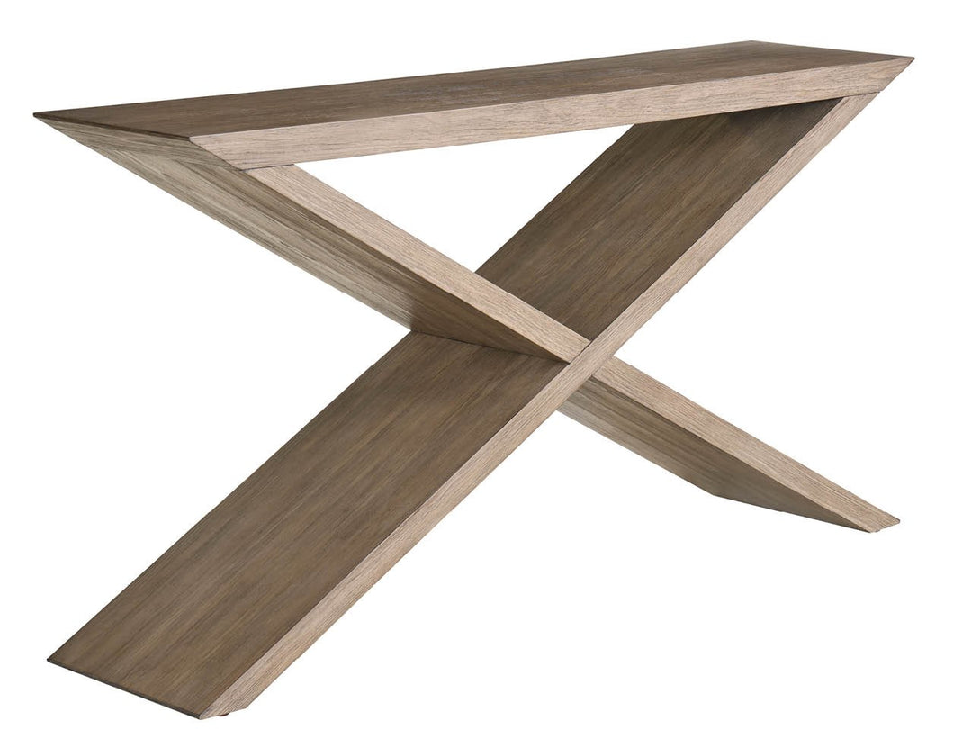 American Home Furniture Universal Furniture Boulder Cross Console Boulder