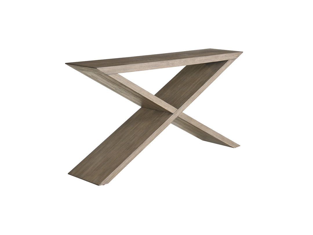 American Home Furniture Universal Furniture Boulder Cross Console Boulder