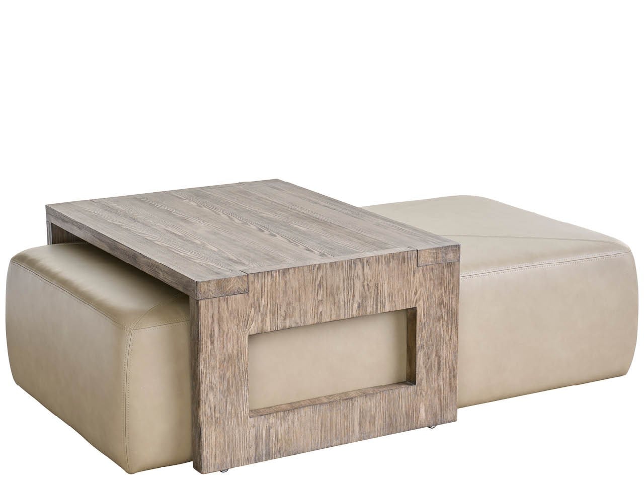 American Home Furniture Universal Furniture Boulder Nesting Cocktail Ottoman Boulder