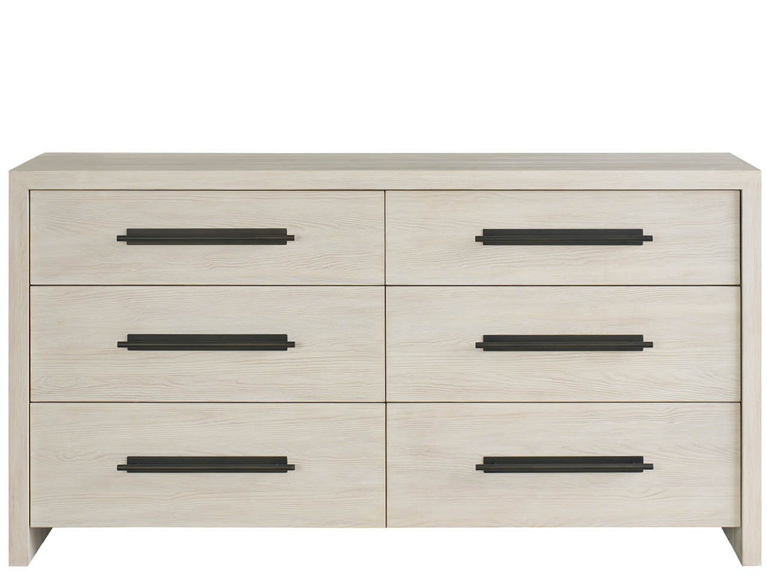 American Home Furniture Universal Furniture River Rock Six Drawer Dresser River Rock