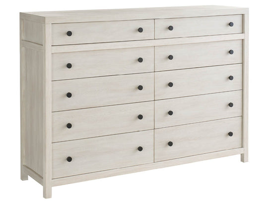 American Home Furniture Universal Furniture River Rock Ten Drawer Dresser Boulder