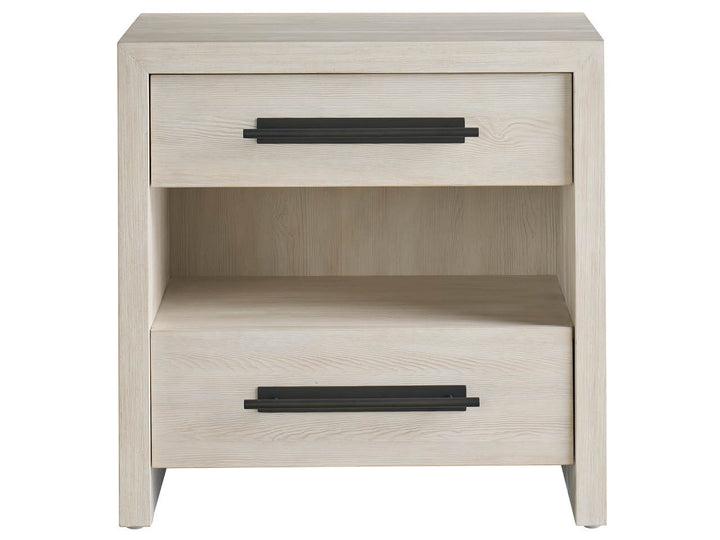 American Home Furniture Universal Furniture River Rock Two Drawer Nightstand River Rock