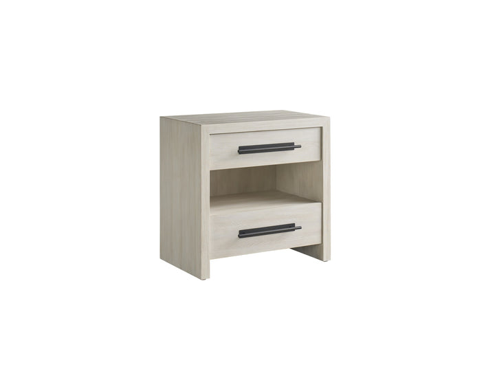 American Home Furniture Universal Furniture River Rock Two Drawer Nightstand River Rock