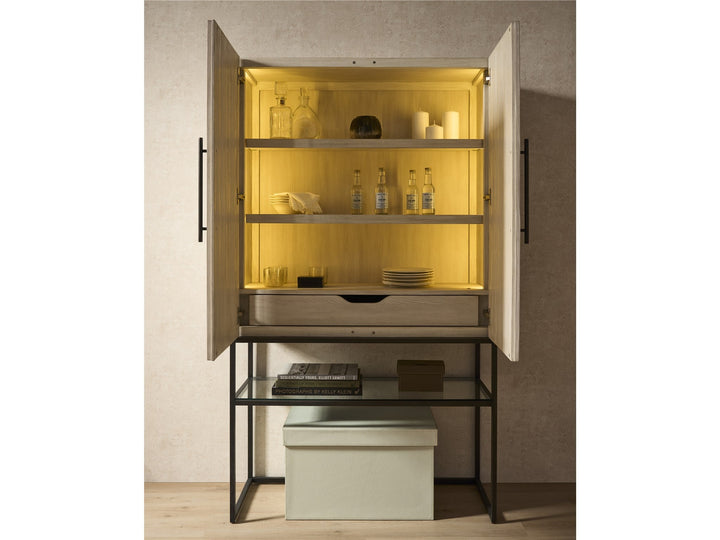 American Home Furniture Universal Furniture River Rock Bar Cabinet River Rock