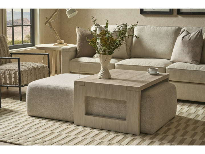 American Home Furniture Universal Furniture River Rock Nesting Cocktail Ottoman River Rock