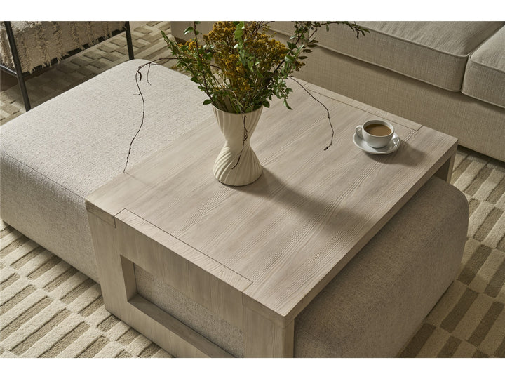 American Home Furniture Universal Furniture River Rock Nesting Cocktail Ottoman River Rock