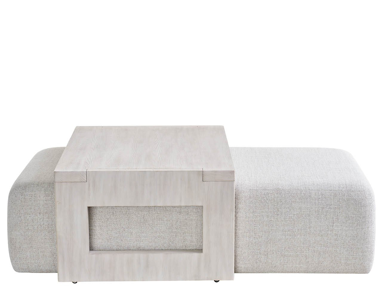 American Home Furniture Universal Furniture River Rock Nesting Cocktail Ottoman River Rock
