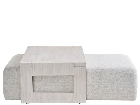 American Home Furniture Universal Furniture River Rock Nesting Cocktail Ottoman River Rock
