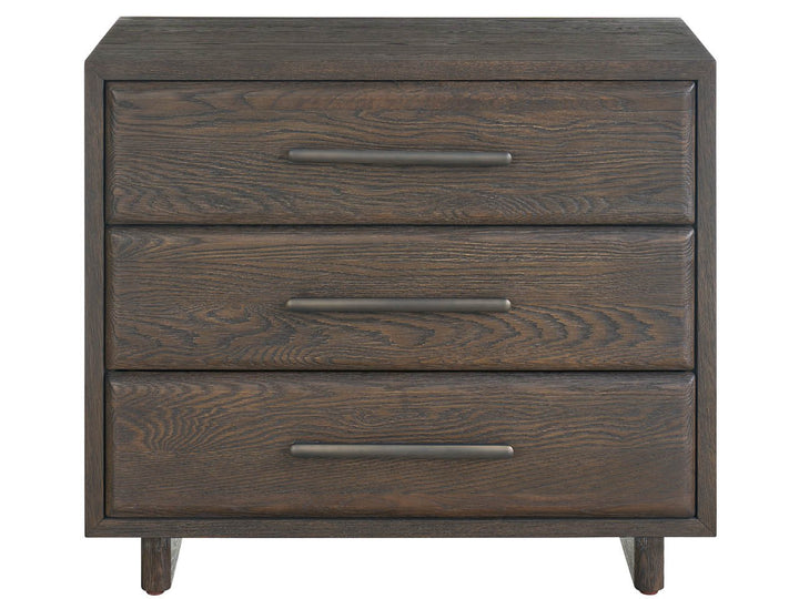 American Home Furniture Universal Furniture Sable Three Drawer Nightstand Sable