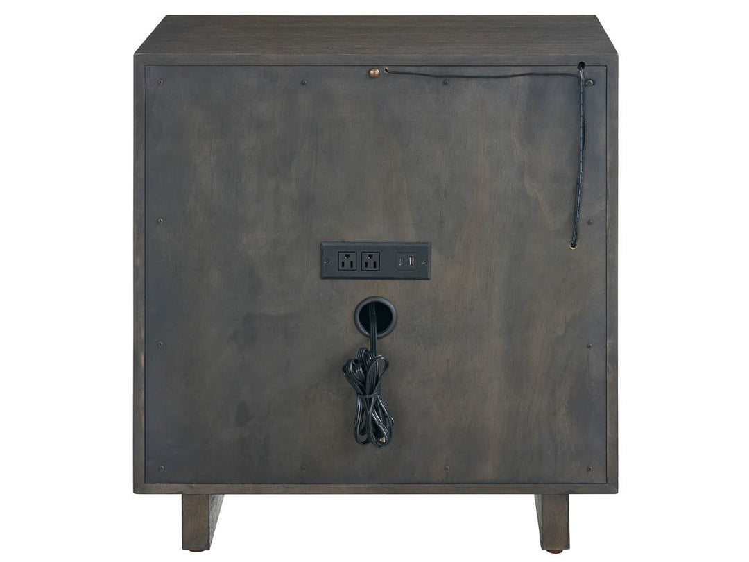 American Home Furniture Universal Furniture Sable Open Storage Nightstand Sable