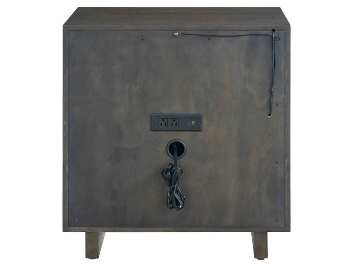 American Home Furniture Universal Furniture Sable Open Storage Nightstand Sable