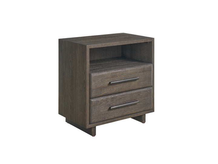 American Home Furniture Universal Furniture Sable Open Storage Nightstand Sable