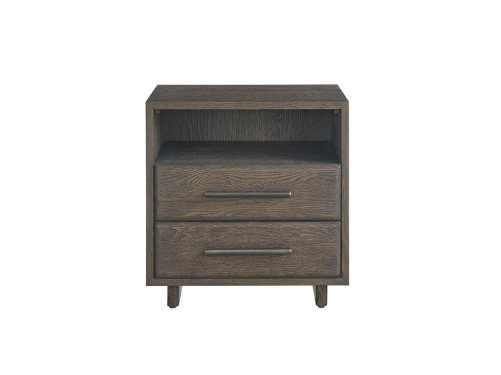 American Home Furniture Universal Furniture Sable Open Storage Nightstand Sable