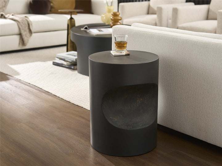 American Home Furniture Universal Furniture Concrete Side Table Ash