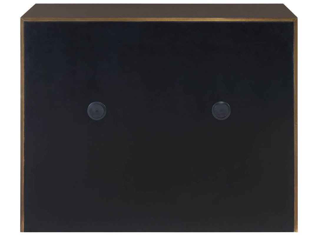 American Home Furniture Universal Furniture Origami Hall Chest Aged Gold