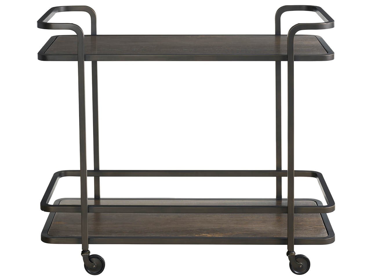 American Home Furniture Universal Furniture Smoked Bronze Bar Cart Smoked Bronze
