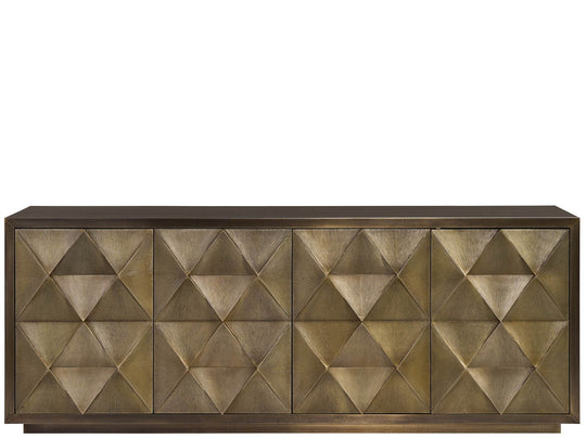 American Home Furniture Universal Furniture Origami Credenza Antique Champagne