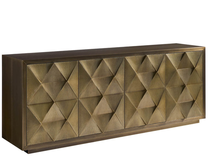 American Home Furniture Universal Furniture Origami Credenza Antique Champagne