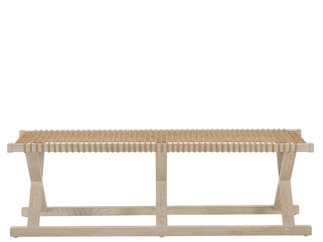American Home Furniture Universal Furniture Dockside Bench Natural Oak