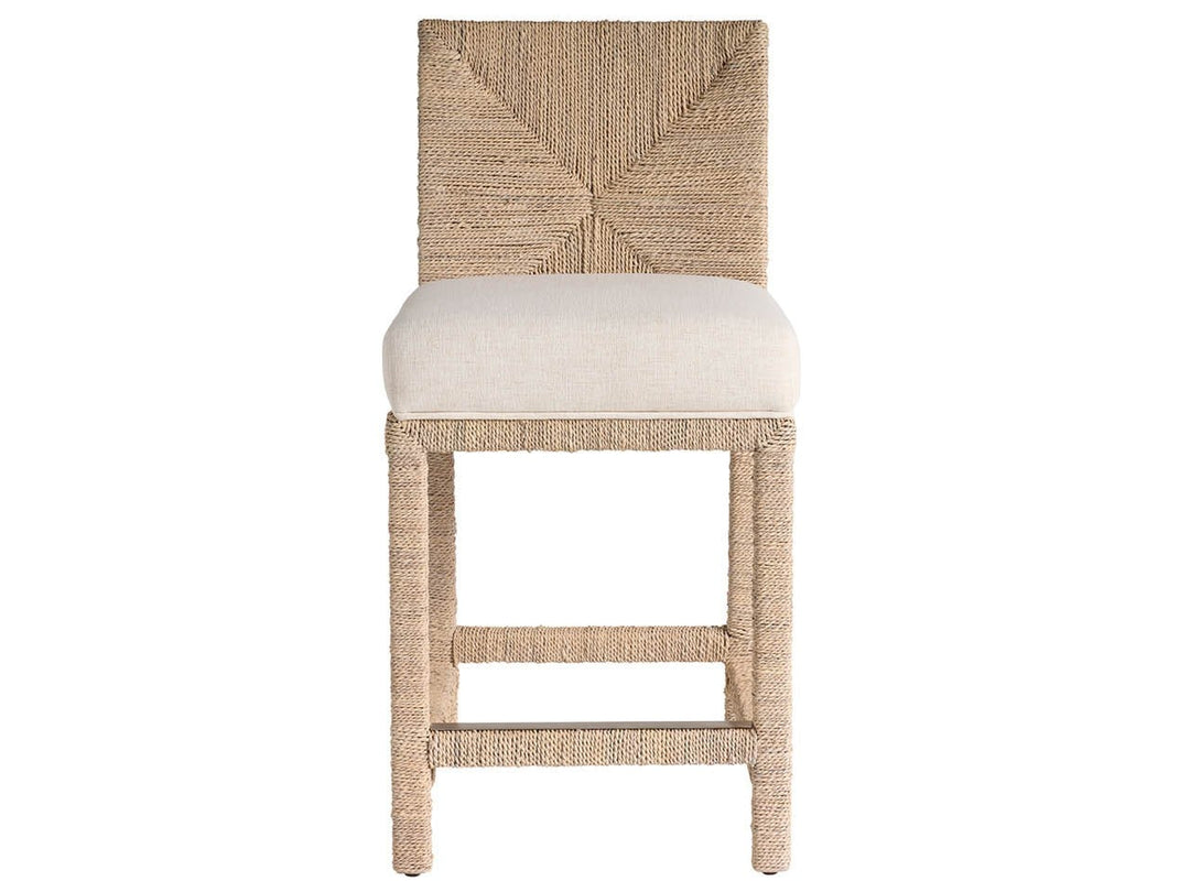American Home Furniture Universal Furniture Abaca Counter Chair - Set of 2 Natural Oak