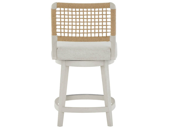 American Home Furniture Universal Furniture Dockside Swivel Counter Stool White Pine