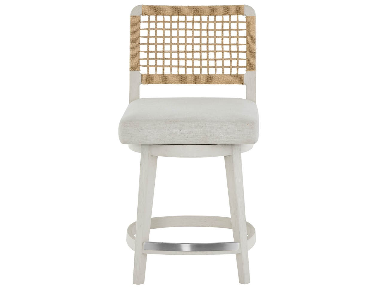 American Home Furniture Universal Furniture Dockside Swivel Counter Stool White Pine