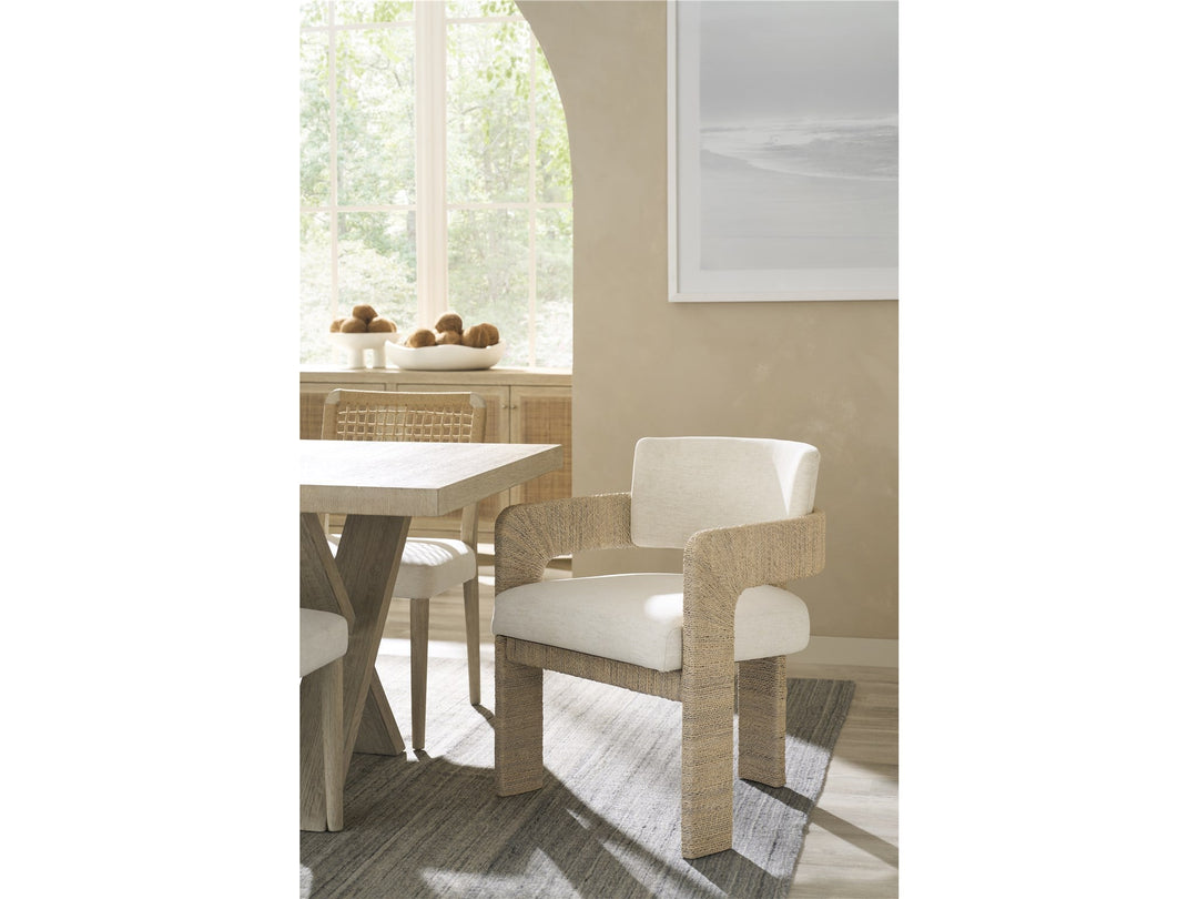 American Home Furniture Universal Furniture Abaca Arm Chair - Set of 2 Natural Oak