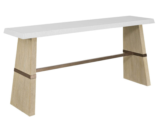 American Home Furniture Universal Furniture Dockside Console Table Natural Oak