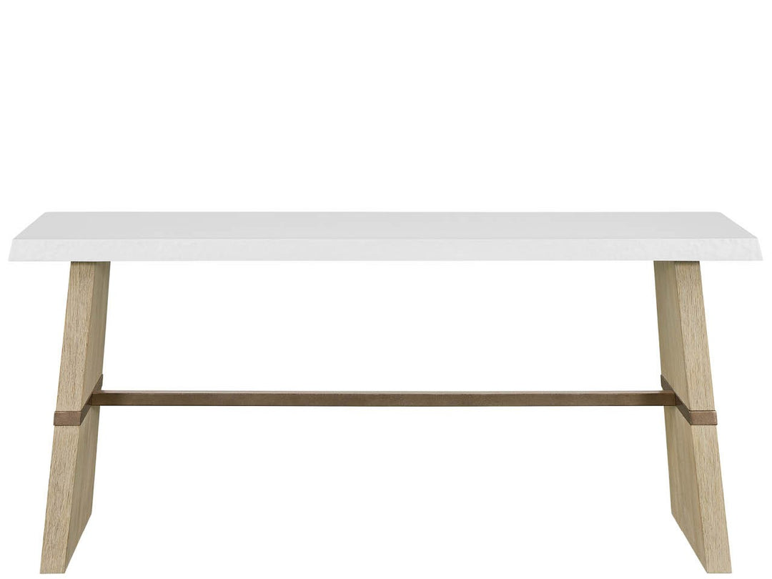 American Home Furniture Universal Furniture Dockside Console Table Natural Oak