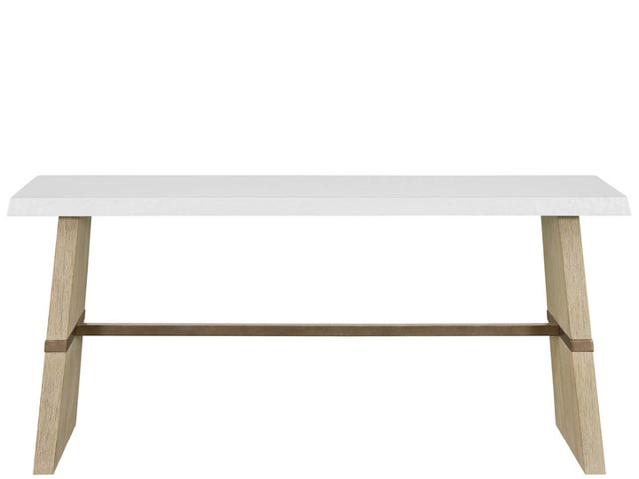 American Home Furniture Universal Furniture Dockside Console Table Natural Oak