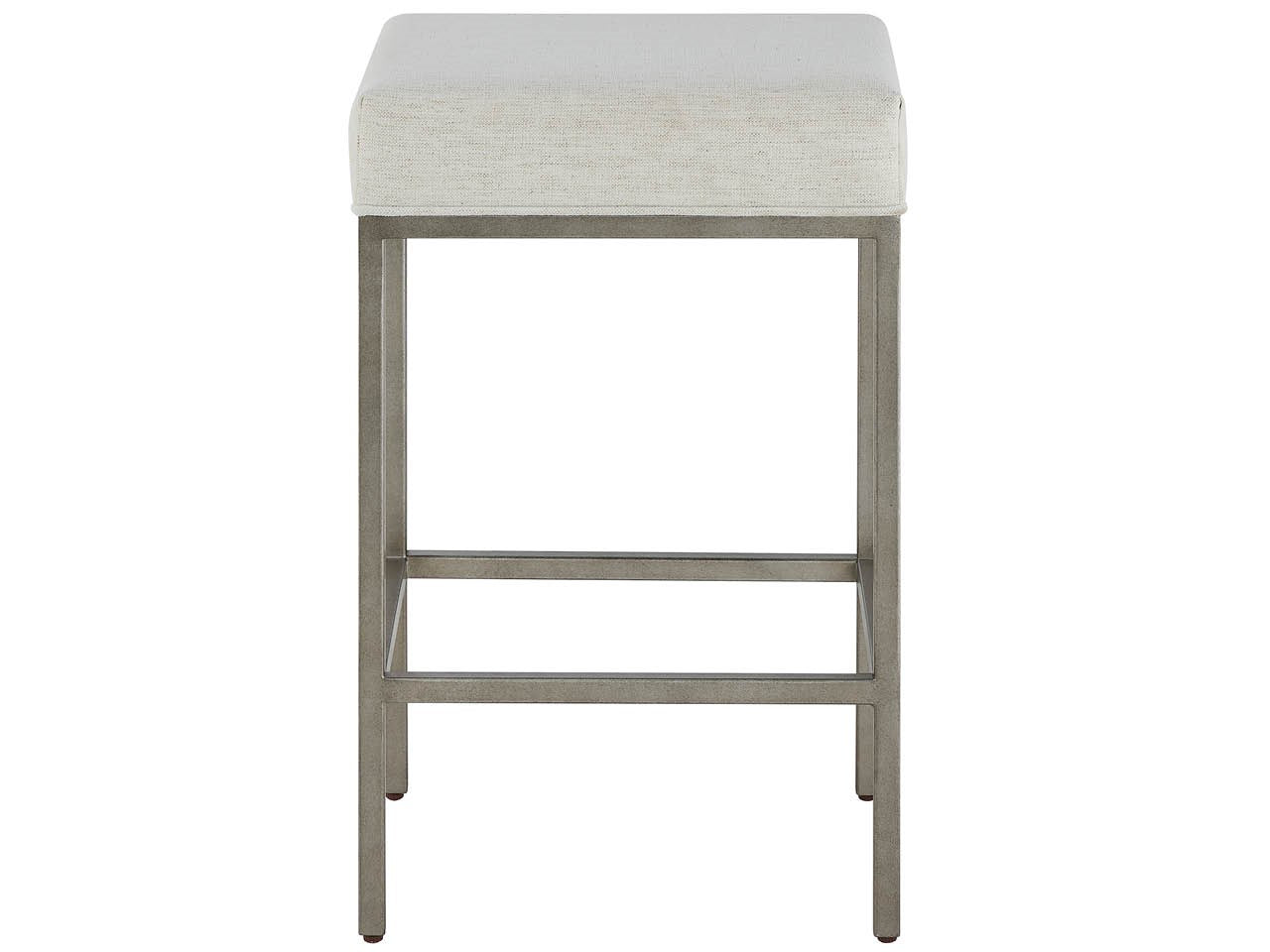 American Home Furniture Universal Furniture Oasis Console Stool Antique Nickel