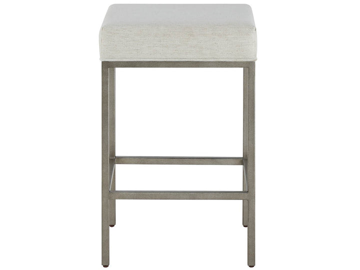 American Home Furniture Universal Furniture Oasis Console Stool Antique Nickel