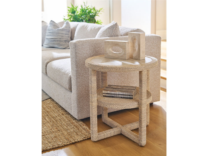 American Home Furniture Universal Furniture Abaca Side Table Natural Oak