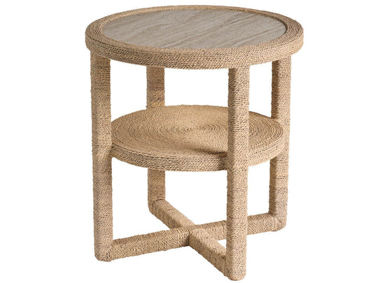 American Home Furniture Universal Furniture Abaca Side Table Natural Oak