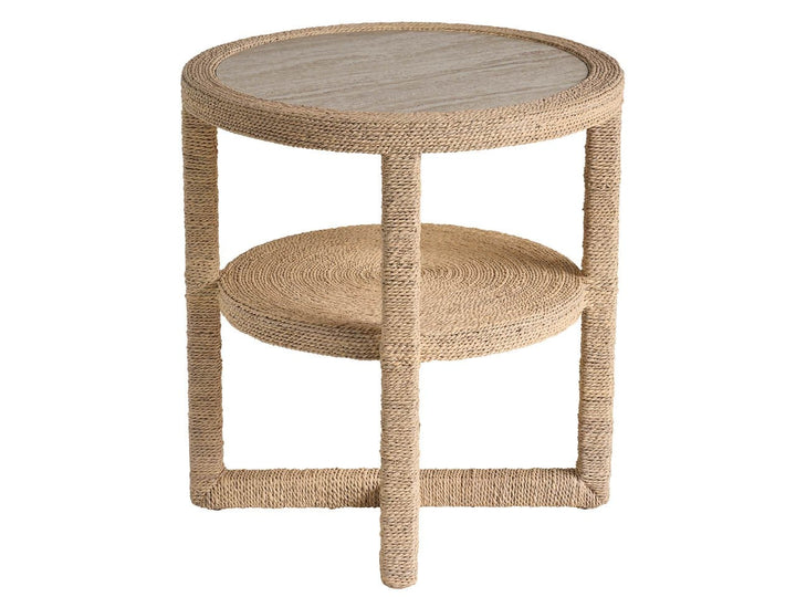 American Home Furniture Universal Furniture Abaca Side Table Natural Oak