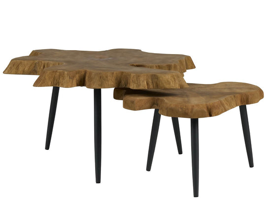 American Home Furniture Universal Furniture Driftwood Nesting Tables 