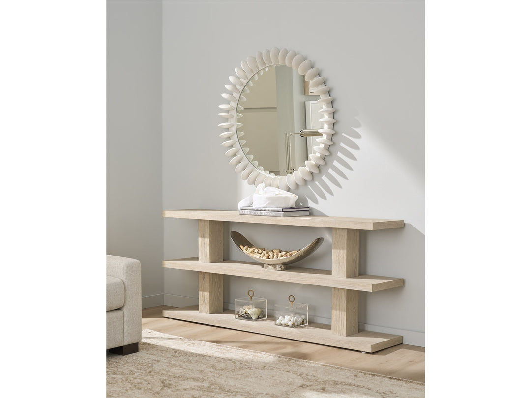 American Home Furniture Universal Furniture Dockside Console Natural Oak