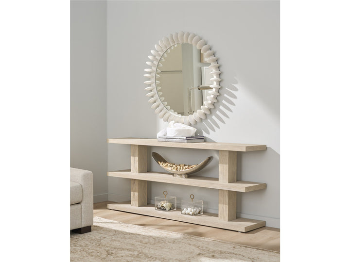 American Home Furniture Universal Furniture Dockside Console Natural Oak