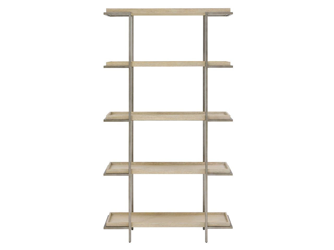 American Home Furniture Universal Furniture Dockside Etagere Natural Oak