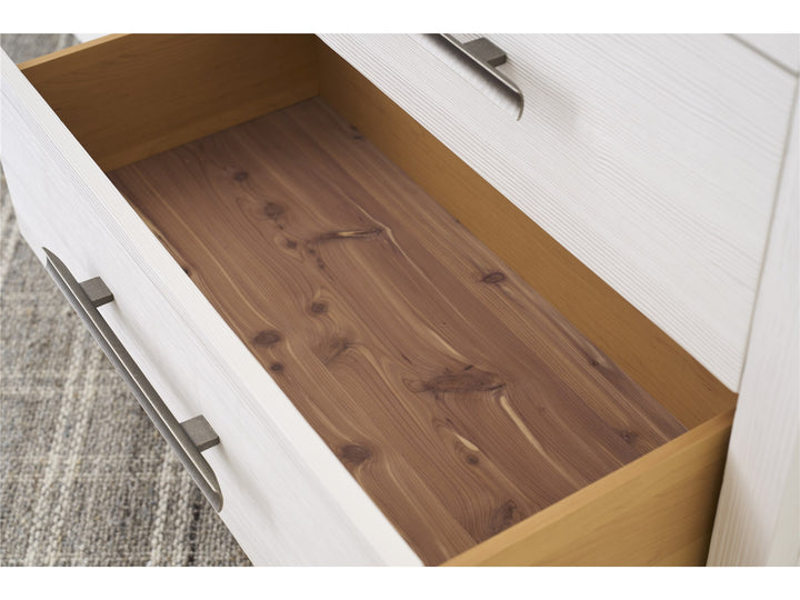American Home Furniture Universal Furniture Shoreline Dresser White Pine