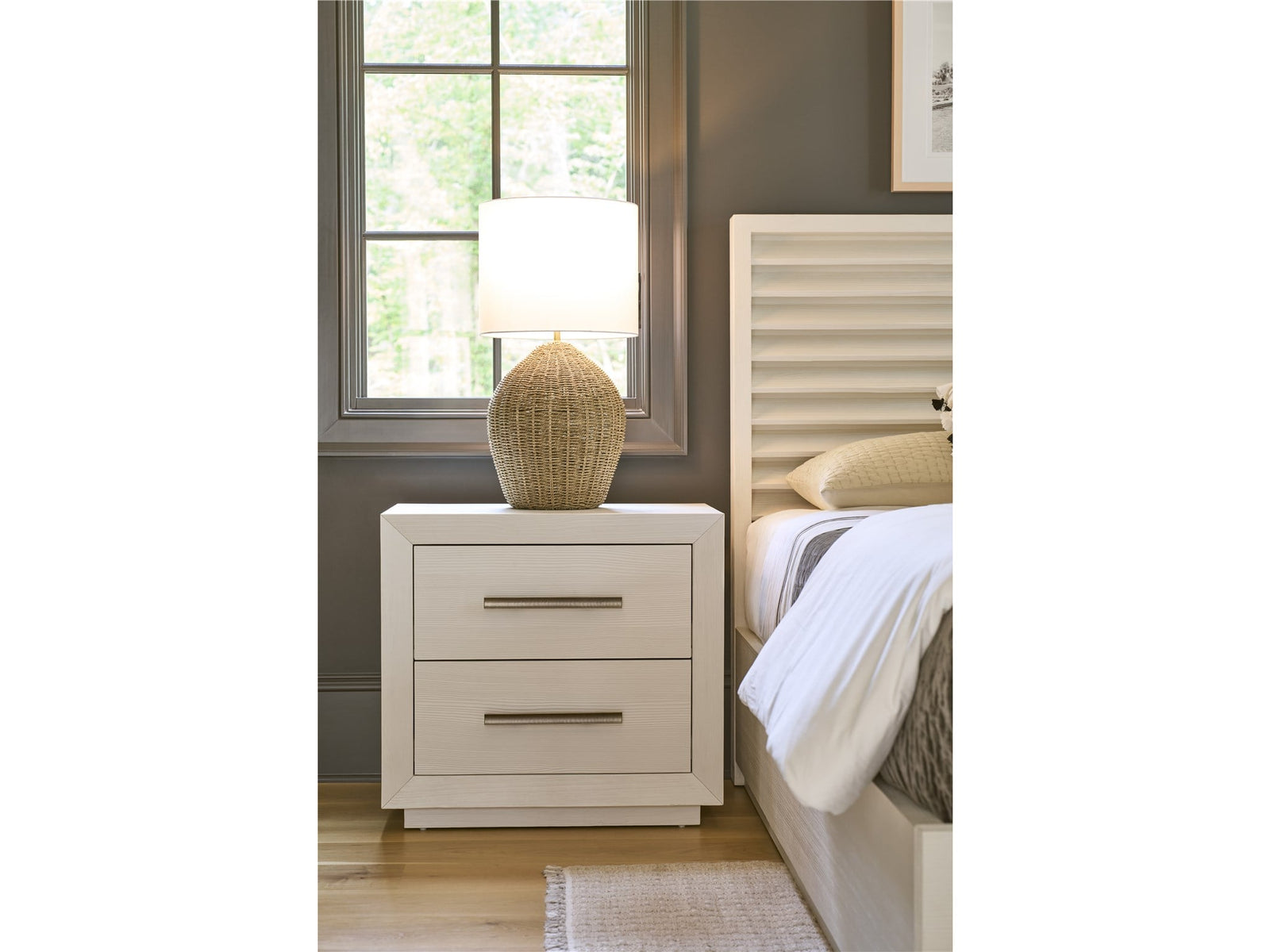 American Home Furniture Universal Furniture Shoreline Nightstand White Pine