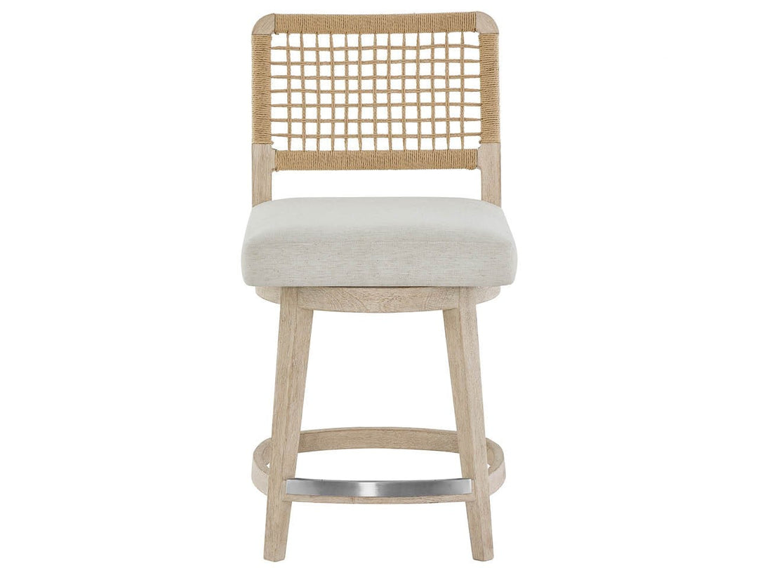 American Home Furniture Universal Furniture Shoreline Swivel Counter Stool White Pine
