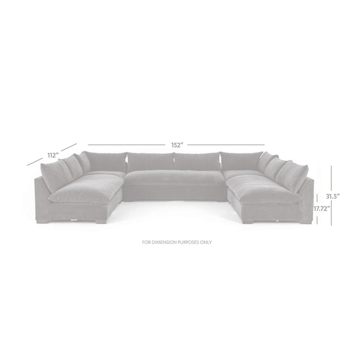 Grant 5-Piece Sectional - AmericanHomeFurniture