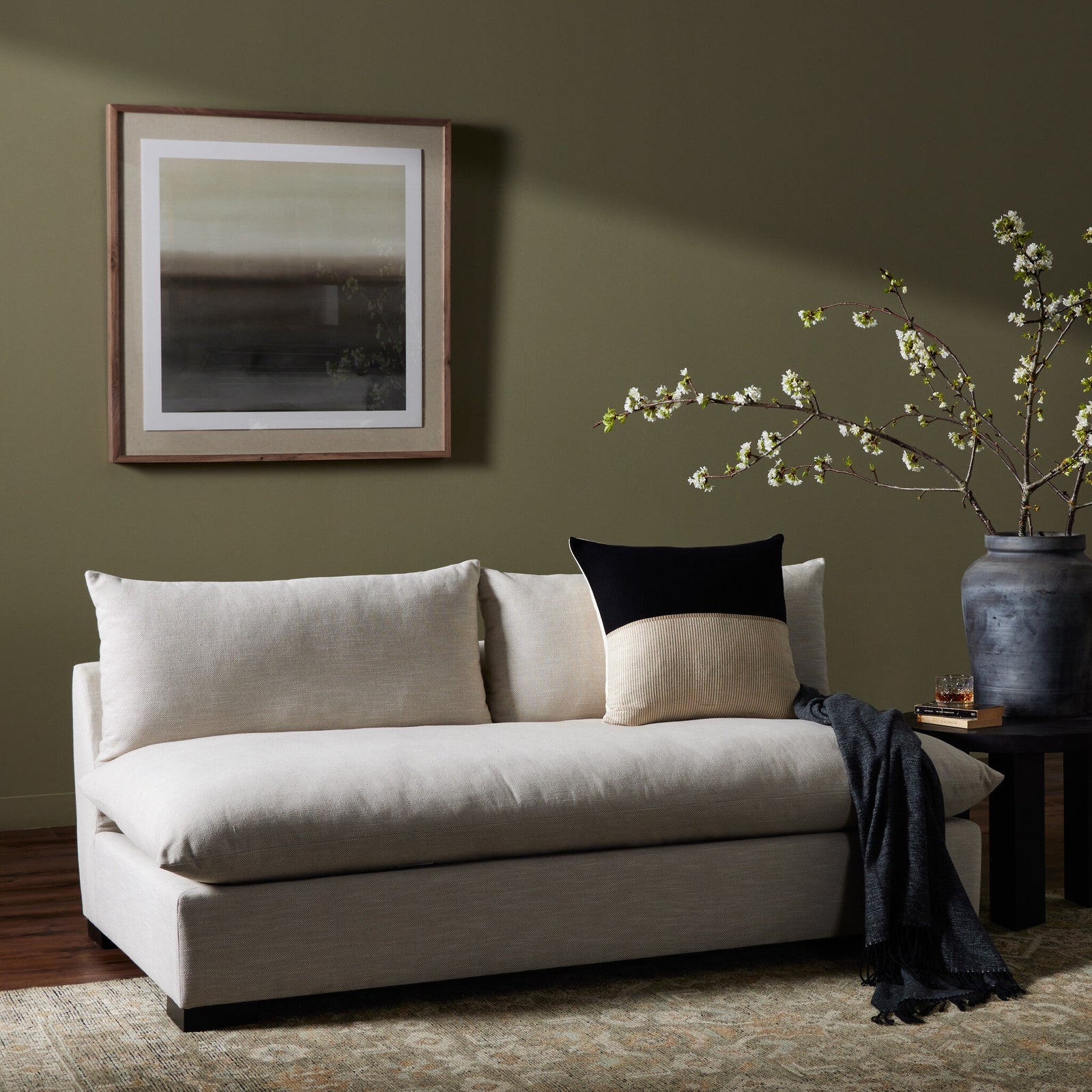 Four Hands - Grant Armless Sofa - UATR-010-241P-1 | American Home Furniture