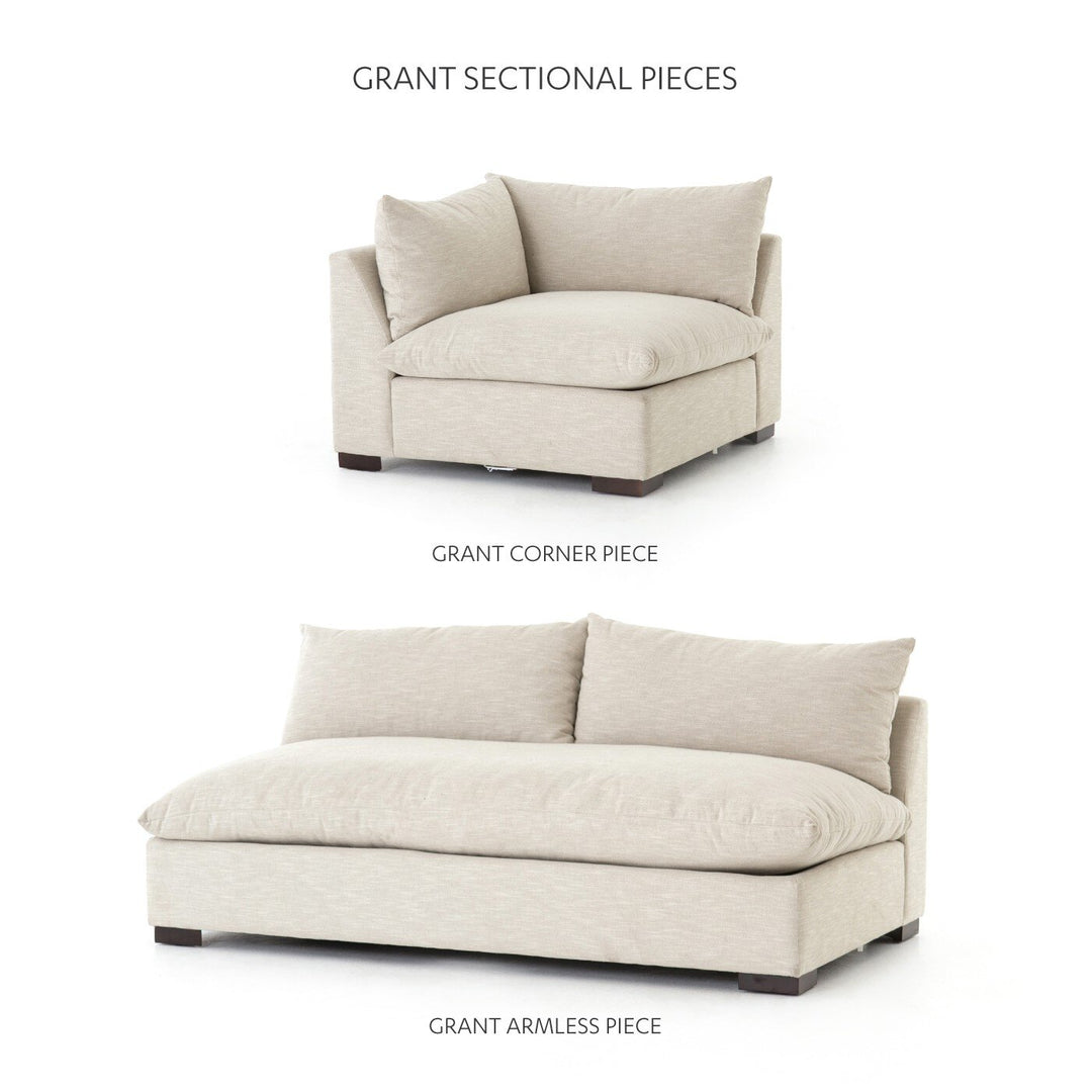 Four Hands - Grant Armless Sofa - UATR-010-241P-1 | American Home Furniture