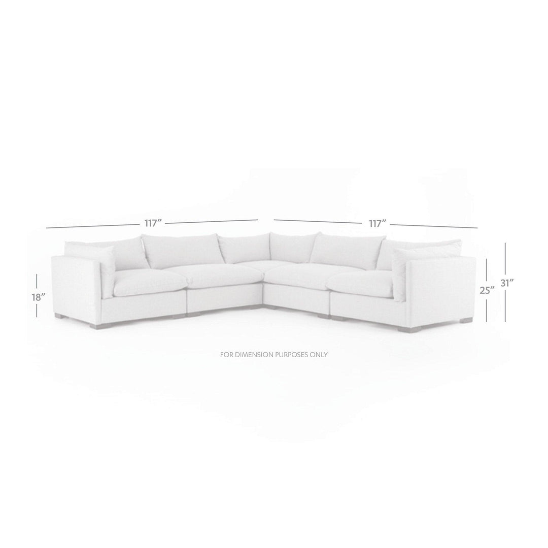 Westwood 5-Piece Sectional - AmericanHomeFurniture