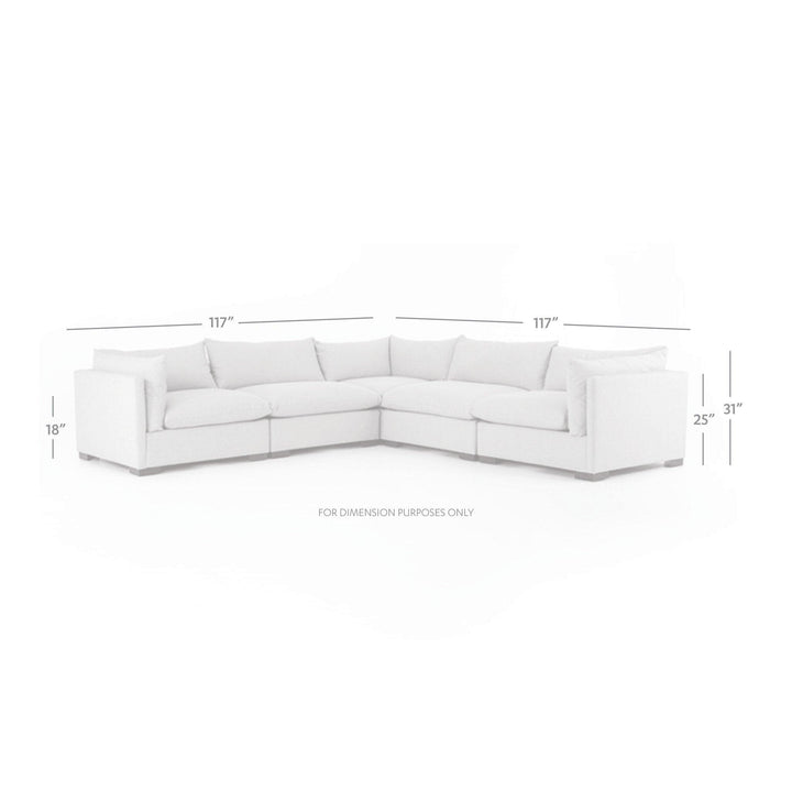 Westwood 5-Piece Sectional - AmericanHomeFurniture