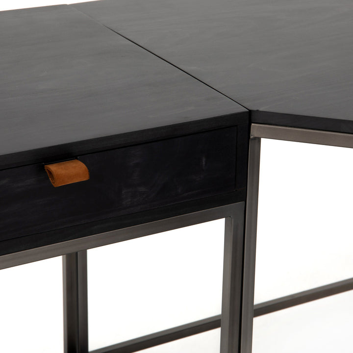 Four Hands - Trey Desk System with Filing Credenza - UFUL-039A | American Home Furniture