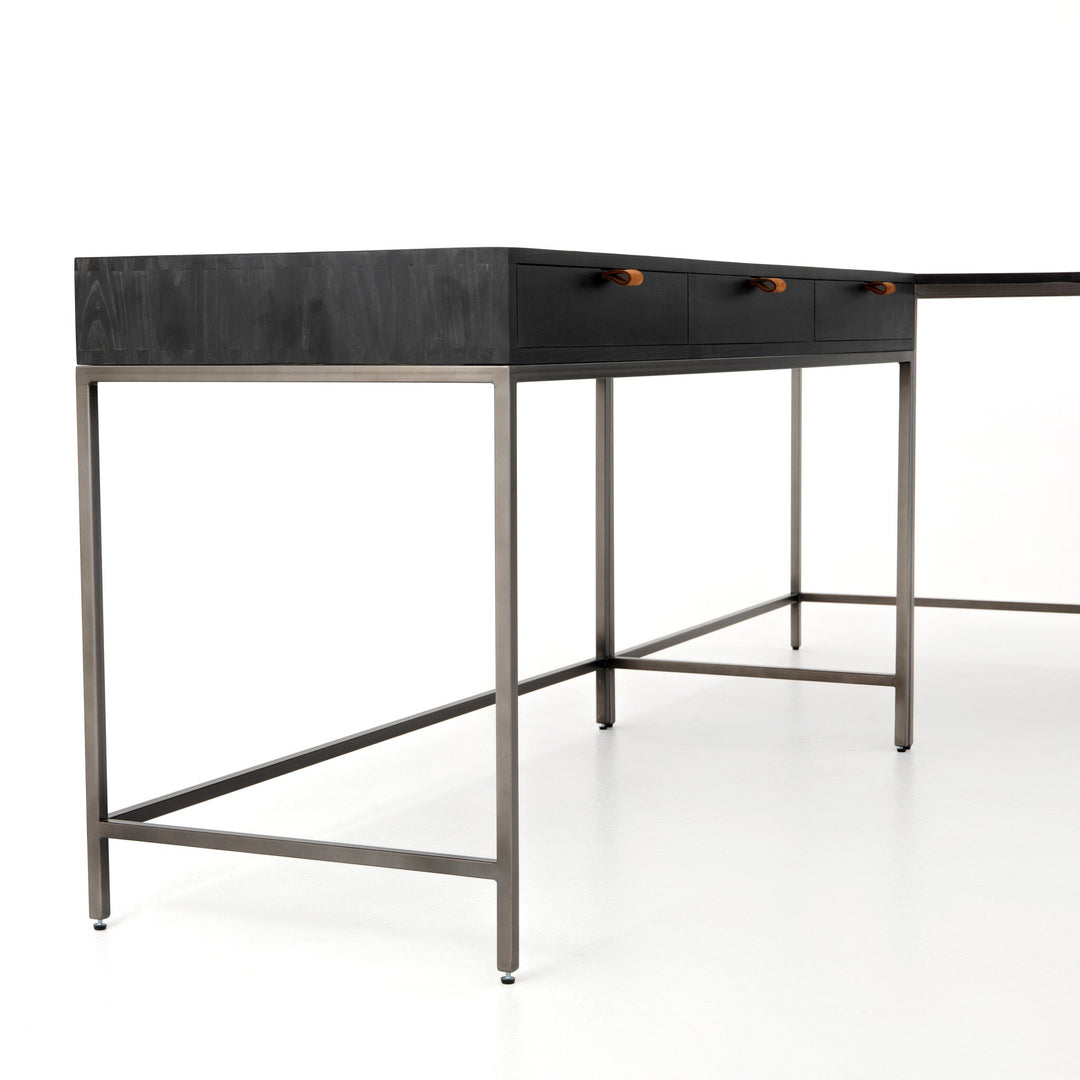 Four Hands - Trey Desk System with Filing Credenza - UFUL-039A | American Home Furniture